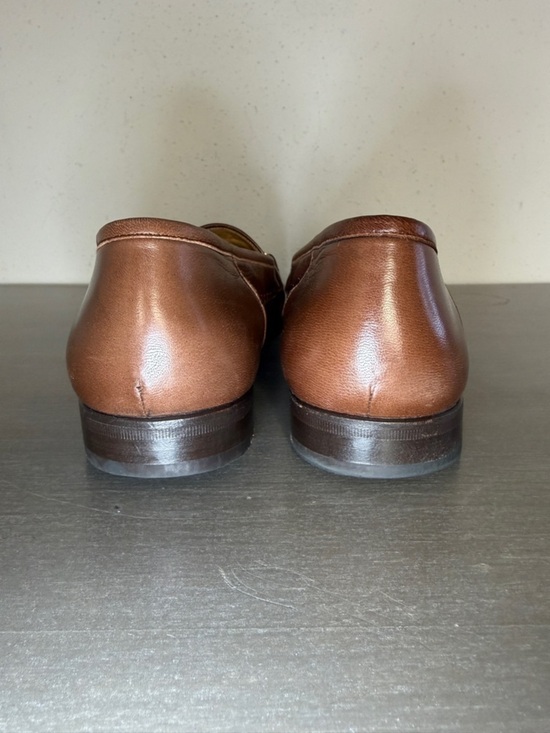 Vintage Mezlan Exotic Genuine Ostrich Leather Loafers Men’s 9 M Brown Spain Rare
